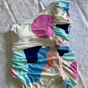 Paper London Style Coconut Swimsuit Color Seven Wonders NWT Size S